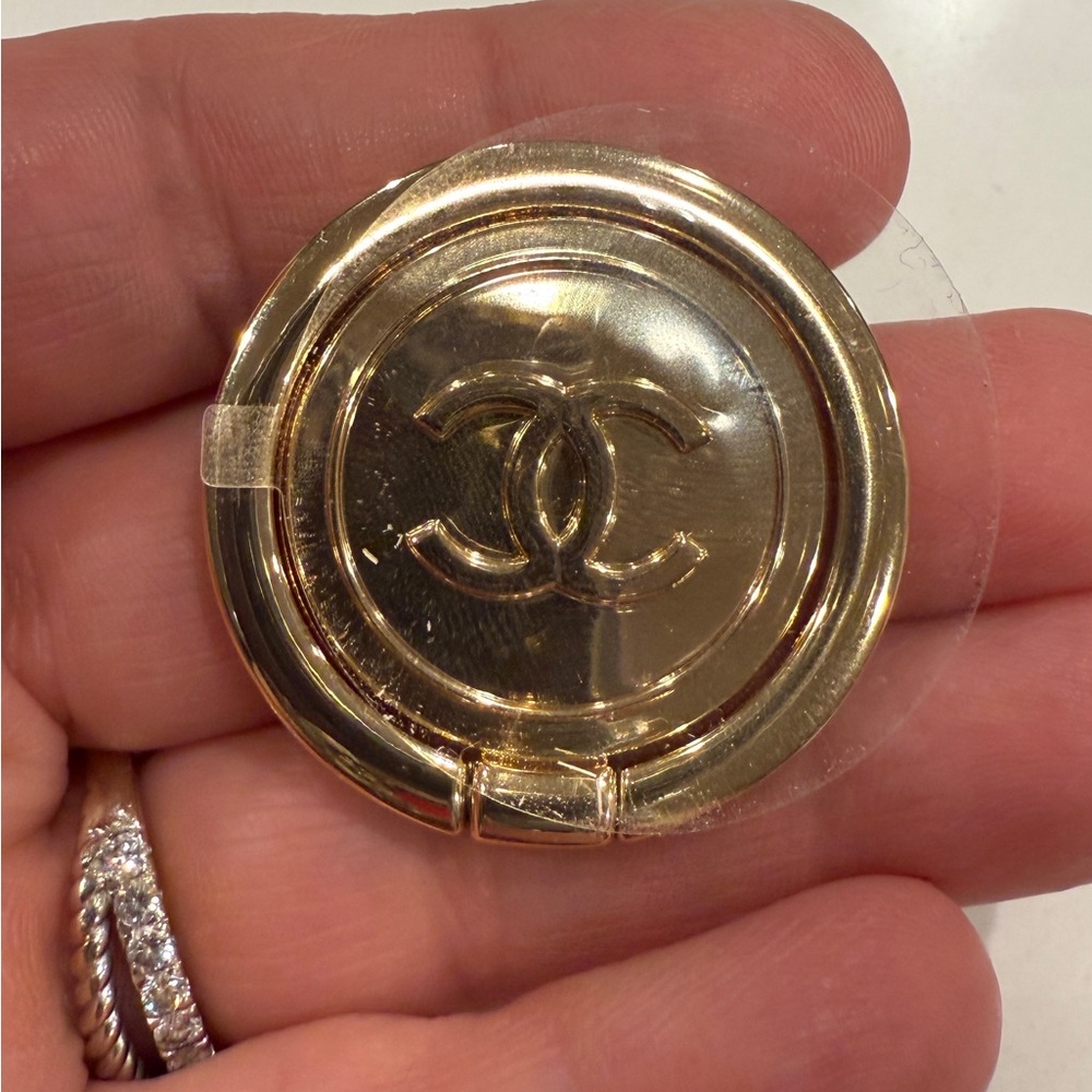 Chanel Gold Phone Grip